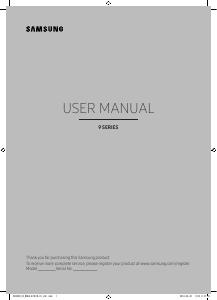 Manual de uso Samsung UE65KS9000T Televisor de LED