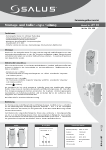 Handleiding Salus AT 10 Thermostaat