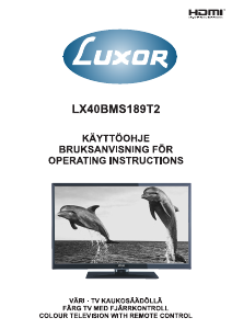 Manual Luxor LX40BMS189T2 LCD Television