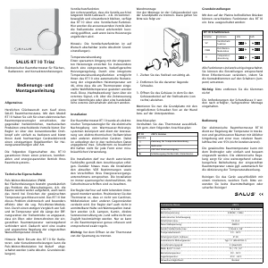 Bedienungsanleitung Salus RT 10 Triac Thermostat