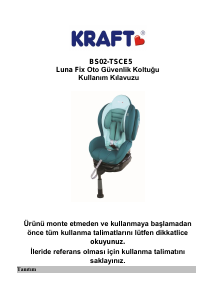 Kullanım kılavuzu Kraft BS02-TSCE5 Lina Fix Oto koltuğu
