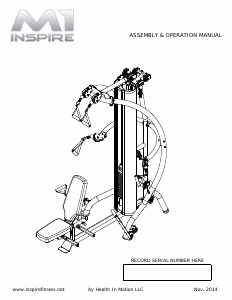 Manual Inspire M1 Multi-gym