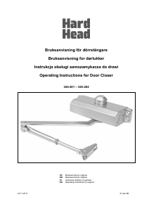 Manual Hard Head 345-202 Door Closer