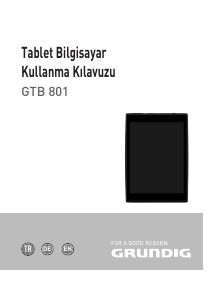 Handleiding Grundig GTB 801 Tablet