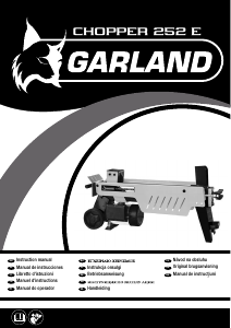 Manual de uso Garland Chopper 252 E Cortadora de troncos