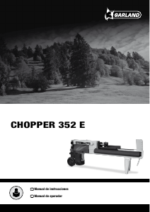Manual de uso Garland Chopper 352 E Cortadora de troncos