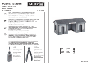 Bedienungsanleitung Faller set 110086 H0 Haltepunkt Steinbach