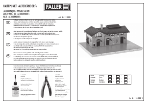 Mode d’emploi Faller set 110088 H0 Gare d'arrêt Altoberndorf