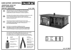 Bedienungsanleitung Faller set 110091 H0 Kleiner Haltepunkt Hintertupfingen