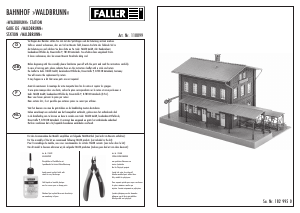 Manual Faller set 110099 H0 Waldbrunn station