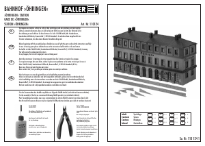 Mode d’emploi Faller set 110124 H0 Gare de Ohringen