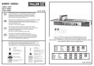 Bedienungsanleitung Faller set 110130 H0 Bahnhof Horrem