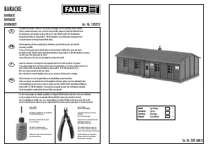 Mode d’emploi Faller set 120252 H0 Baraque