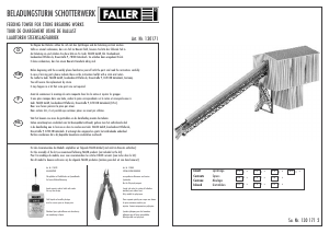 Mode d’emploi Faller set 130171 H0 Tour de chargement usine de ballast