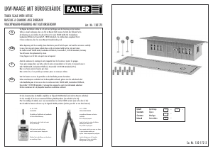 Handleiding Faller set 130172 H0 Vrachtwagen-weegbrug met kantoorgebouw