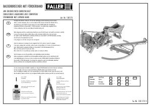 Mode d’emploi Faller set 130173 H0 Concasseur à mâchoires avec convoyeur