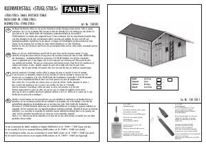 Handleiding Faller set 130183 H0 Kleinvee-stal Stugl-Stuls