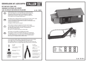 Mode d’emploi Faller set 130184 H0 Chargement de betteraves avec entrepôt