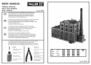 Handleiding Faller set 130187 H0 Weverij Riedmüller