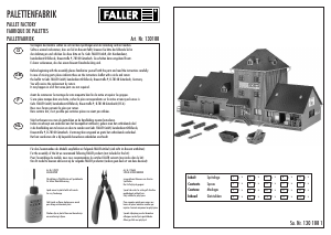 Handleiding Faller set 130188 H0 Palletfabriek