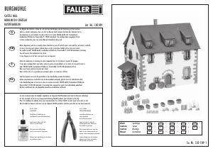 Mode d’emploi Faller set 130189 H0 Moulin de château