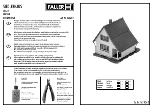 Mode d’emploi Faller set 130204 H0 Maison
