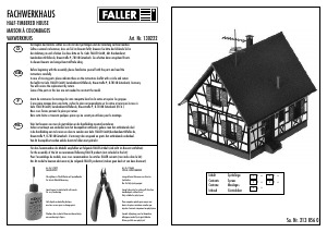 Bedienungsanleitung Faller set 130222 H0 Fachwerkhaus