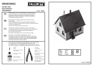 Bedienungsanleitung Faller set 130223 H0 Einfamilienhaus