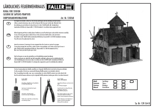 Mode d’emploi Faller set 130268 H0 Caserne de sapeurs-pompiers