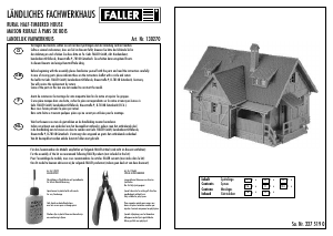 Bedienungsanleitung Faller set 130270 H0 Ländliches Fachwerkhaus