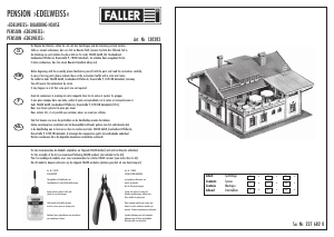 Mode d’emploi Faller set 130282 H0 Pension Edelweiss