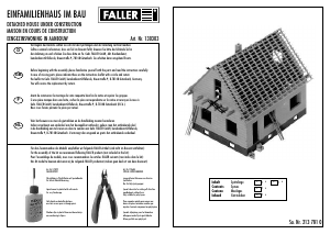 Mode d’emploi Faller set 130303 H0 Maison en cours de construction