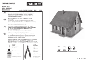 Bedienungsanleitung Faller set 130315 H0 Einfamilienhaus