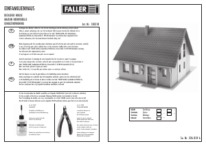 Manual Faller set 130318 H0 Detached house