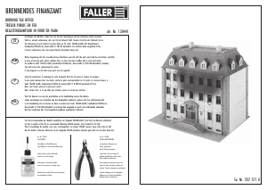 Mode d’emploi Faller set 130441 H0 Trésor public en feu