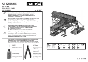 Handleiding Faller set 130470 H0 Oude kolenmijn