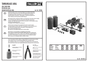 Mode d’emploi Faller set 130486 H0 Réservoirs ARAL