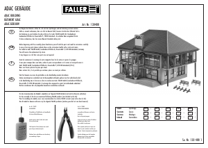 Manual Faller set 130488 H0 ADAC building