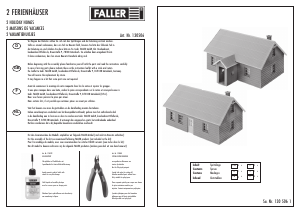 Handleiding Faller set 130506 H0 Twee vakantiehuisjes