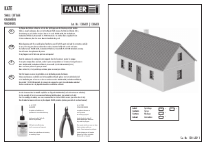 Manual Faller set 130602 H0 Small cottage