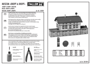 Handleiding Faller set 130909 H0 Museum Knopf & Knopf