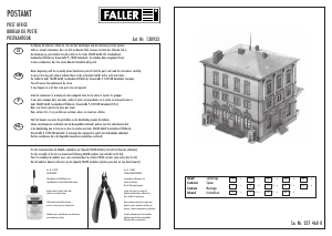 Manual Faller set 130933 H0 Post office