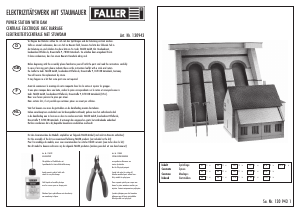 Mode d’emploi Faller set 130943 H0 Centrale électrique avec barrage