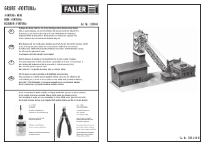 Bedienungsanleitung Faller set 130944 H0 Grube Fortuna