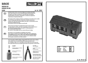 Mode d’emploi Faller set 130947 H0 Baraque en bois