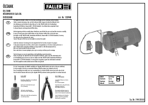 Mode d’emploi Faller set 130948 H0 Réservoir de gas-oil