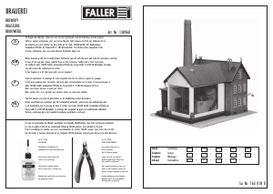 Manual Faller set 130960 H0 Brewery
