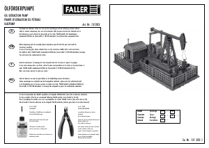 Bedienungsanleitung Faller set 131203 H0 Ölförderpumpe