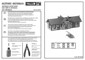 Mode d’emploi Faller set 131214 H0 Gare d'arrêt de Breitenbach