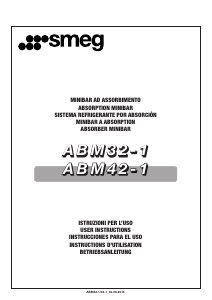 Manual de uso Smeg ABM42-1 Refrigerador